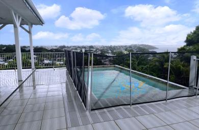 LOCATION Villa F5 avec PISCINE à Petit-Bourg VUE MER
