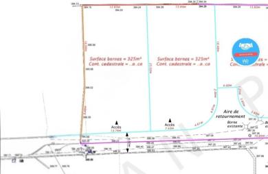 Vente Terrain 325m&sup2; L