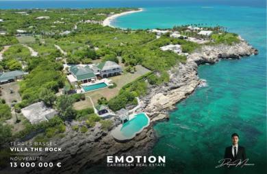 Propriété exclusive aux Terres Basses - Villa de 6 chambres vue mer avec une piscine d