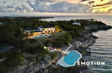 Propriété exclusive aux Terres Basses - Villa de 6 chambres vue mer avec une piscine d