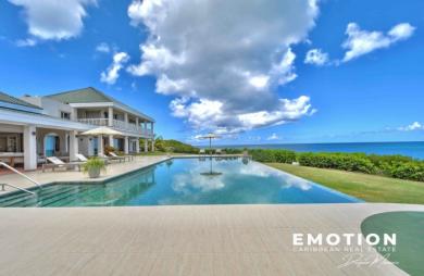 Propriété exclusive aux Terres Basses - Villa de 6 chambres vue mer avec une piscine d