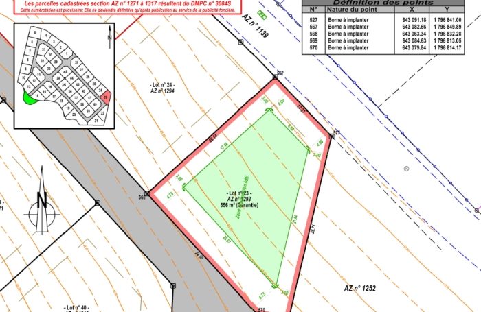 Vente Terrain 97129