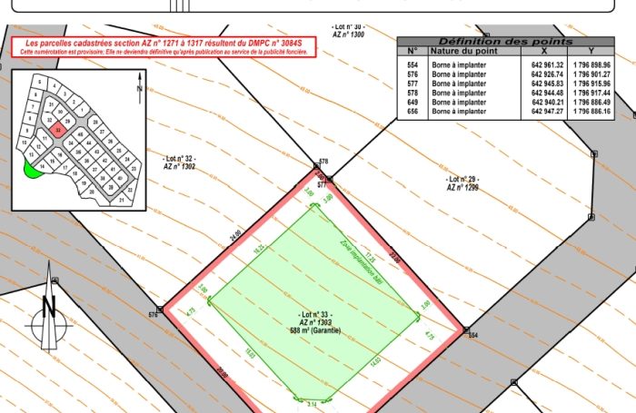 Vente Terrain 97129