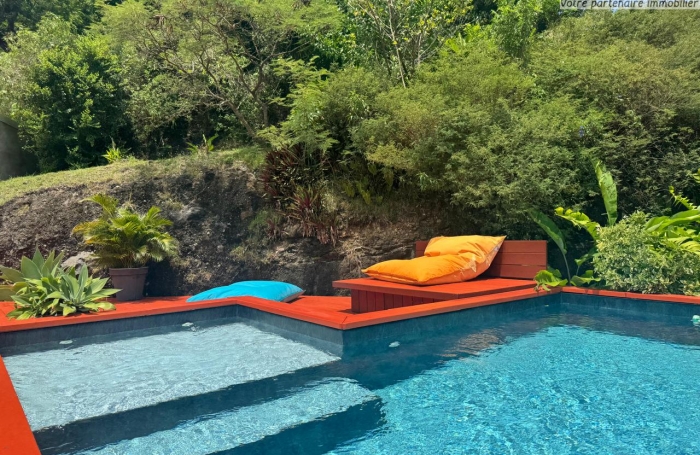 VIEUX FORT, Coup de cœur, magnifique Villa vue mer avec piscine, bungalow aménagé
