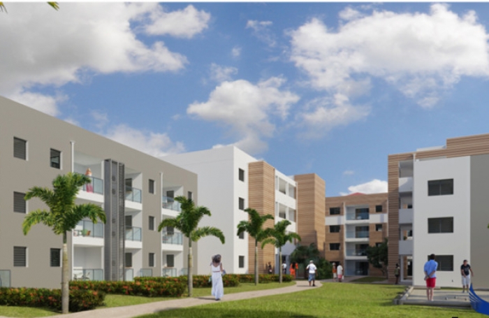 Vente Appartement 59m&sup2; 3 pièces Le Moule