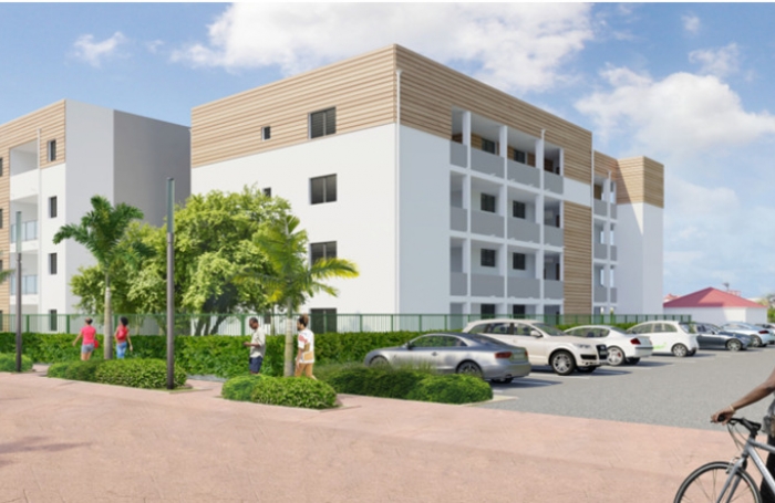 Vente Appartement 59m&sup2; 3 pièces Le Moule