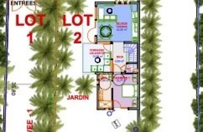 Vente Terrain 400m&sup2; Sainte Anne