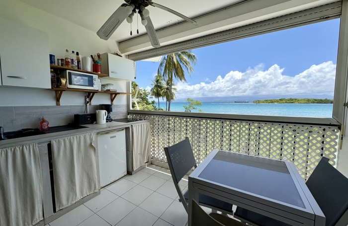 APPARTEMENT T1 VUE MER RESIDENCE AVEC PISCINE ET ACCES PLAGE BAS DU FORT