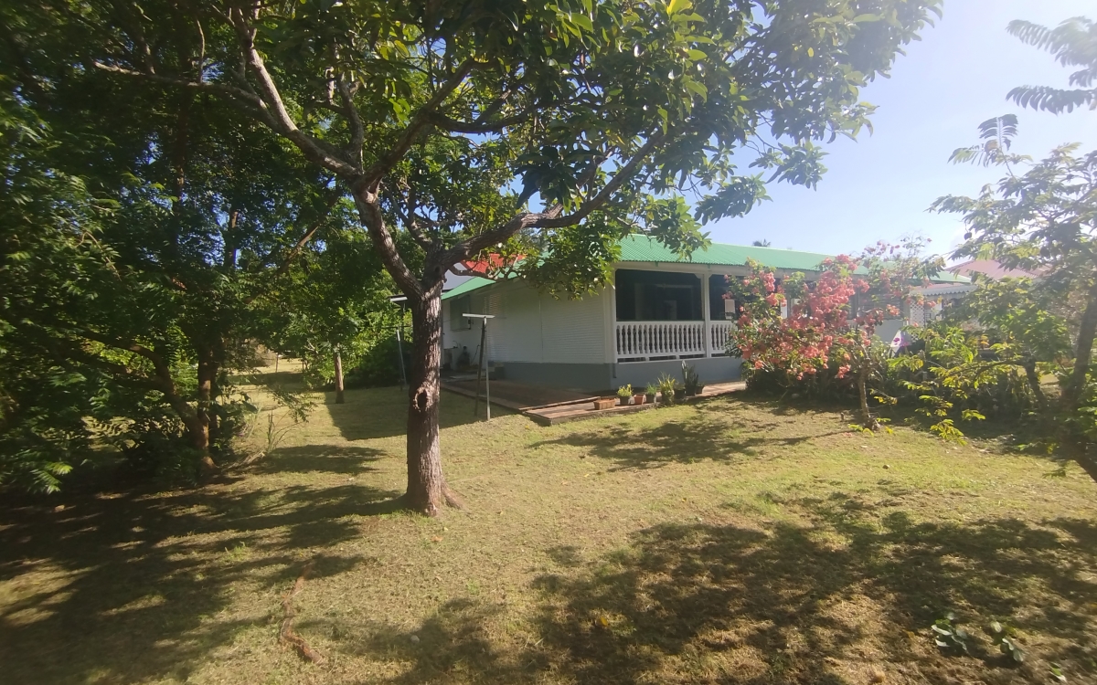 maison 250m2 4 chambres 2 sdb 1598m2terrain + carbet 340000&euro;