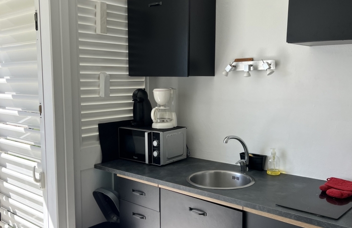 APPARTEMENT ANSE DES ROCHERS JOLIE VUE MER ET PISCINE