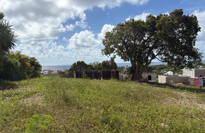 Terrain constructible de 1 220 m2 avec aper&ccedil;u mer   Saint-Fran&ccedil;ois, secteur Bellevue