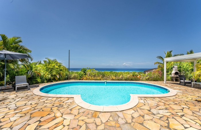 &Agrave; VENDRE VILLA F4 MEUBL&Eacute;E AVEC VUE PANORAMIQUE &Agrave; MARIE-GALANTE SUR UN TERRAIN DE 1456 M2