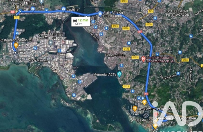 Location Appartement 20m&sup2; 1 pi&#232;ce Gosier