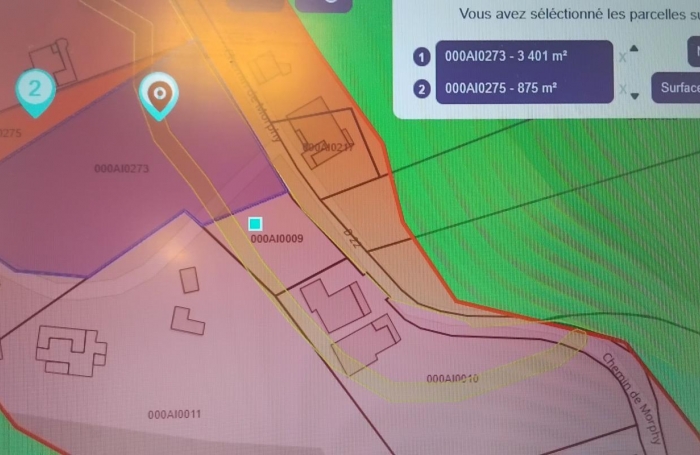 Vente Terrain 4268m&sup2; Pointe-Noire