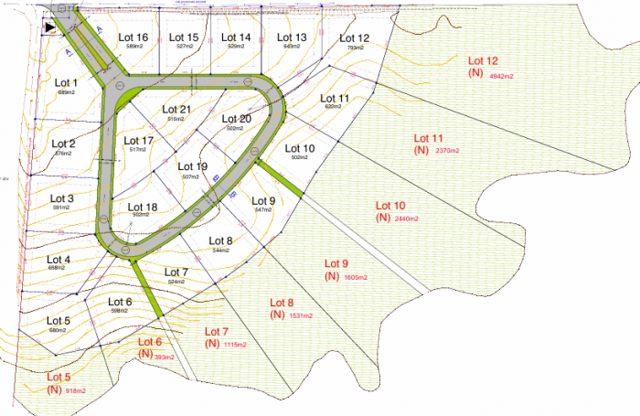 TERRAIN DANS LOTISSEMENT LOT 17
