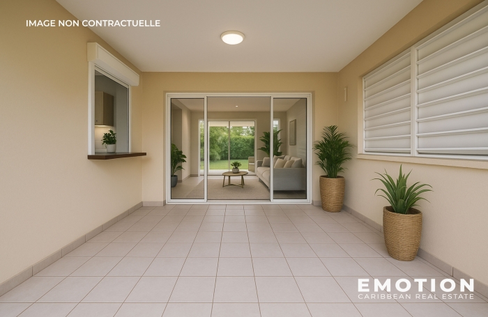 APPARTEMENT T3  AVEC TERRASSE + REZ DE JARDIN - PETIT BOURG