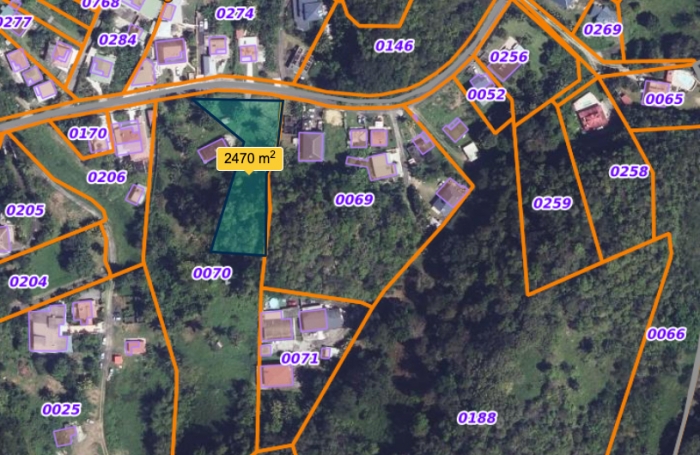 Vente Terrain 2479m&sup2; Les Abymes
