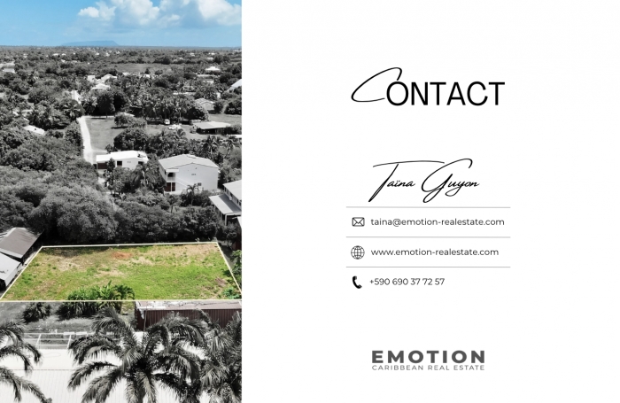 863 m2 Terrain plat - 863 m2 - Belle All&eacute;e - Saint-Fran&ccedil;ois - EXCLUSIVIT&Eacute;