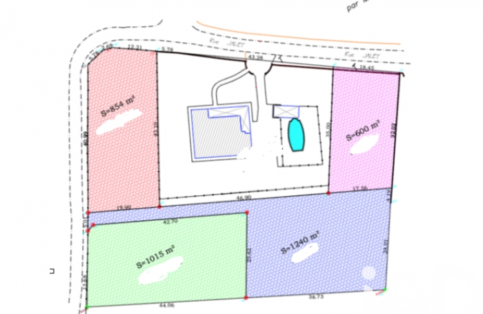 Vente Terrain 1015m&sup2; Capesterre Belle Eau