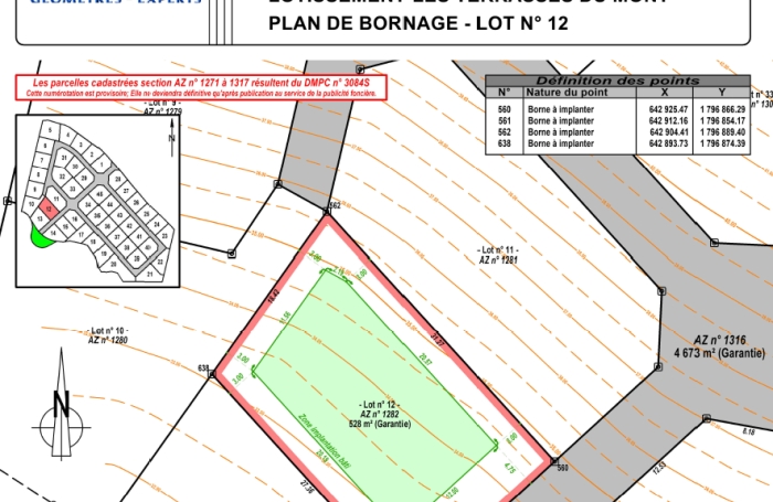 LAMENTIN  TERRAIN 528 M2