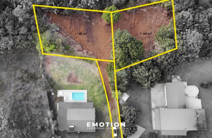 Terrain 1 140 m2 &agrave; vendre - Tambour / Grande Savane - Petit Bourg