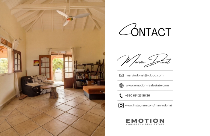 Maison T3 - 90 m2 + 37 m2 de terrasses couvertes + Garage 47 m2 - Gosier