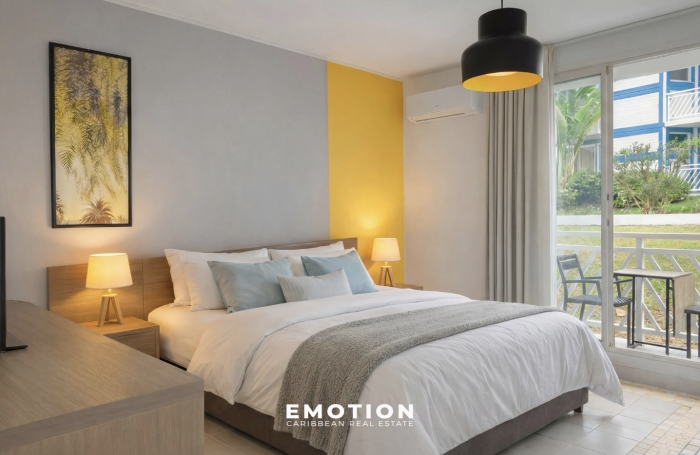 Studio climatis&eacute; de 23 m2   Saint-Fran&ccedil;ois   Mandat exclusif   R&eacute;sidence s&eacute;curis&eacute;e