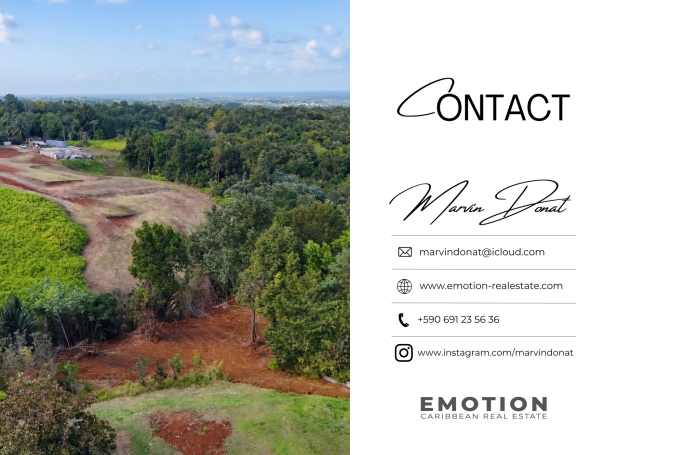 Terrain 1 140 m2 &agrave; vendre - Tambour / Grande Savane - Petit Bourg