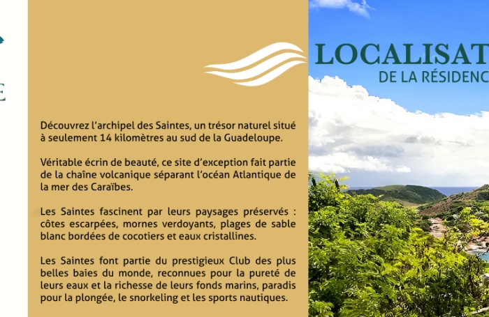 APPARTEMENT T3 DUPLEX DE STANDING ARCHIPEL DES SAINTES