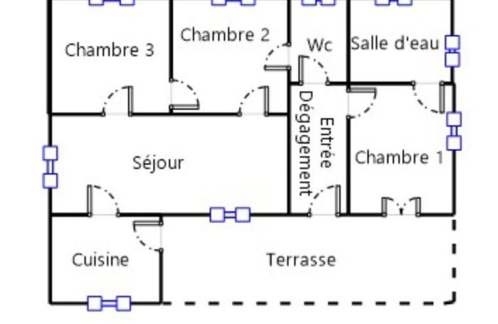 Vente Maison 78m&sup2; 4 pièces Pointe-Noire