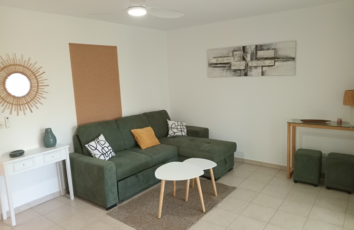 Appartement T2 meubl&eacute; (39m2) - R&eacute;sidence Les Carr&eacute;s de Plaisance 97122 BAIE-MAHAULT