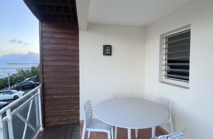 Bel appartement duplex T3 meubl&eacute;, avec splendide vue sur mer, dans une petite r&eacute;sidence familiale &agrave; Petit Havr