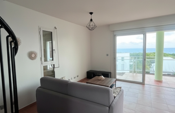 Bel appartement duplex T3 meubl&eacute;, avec splendide vue sur mer, dans une petite r&eacute;sidence familiale &agrave; Petit Havr