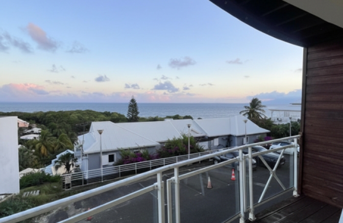 Bel appartement duplex T3 meubl&eacute;, avec splendide vue sur mer, dans une petite r&eacute;sidence familiale &agrave; Petit Havr