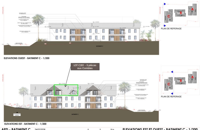 Appartement 3 pi&egrave;ces dans la r&eacute;sidence