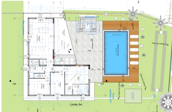 VILLA D'ARCHITECTE   PORT-LOUIS | 94 m2 | PISCINE | MEUBL&Eacute;E
