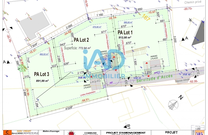 Vente Terrain 892m&sup2; Les Abymes