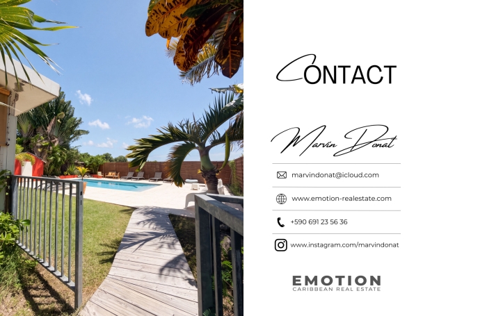 Ensemble immobilier   4 g&icirc;tes meubl&eacute;s   Piscine - Sainte-Anne