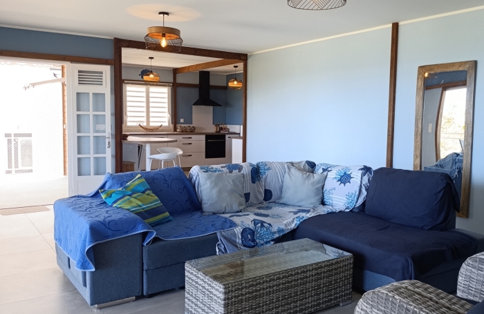 Villa contemporaine de plain-pied, vue imprenable sur les &Icirc;lets Pigeon