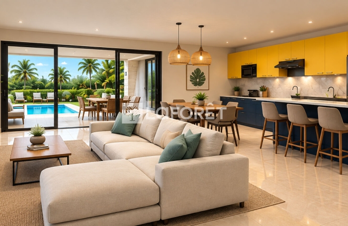 Vente Terrain 400m&sup2; 4 pi&egrave;ces Baie Mahault