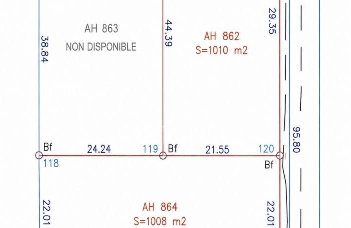 Vente Terrain 1008m&sup2; Macouria Tonate