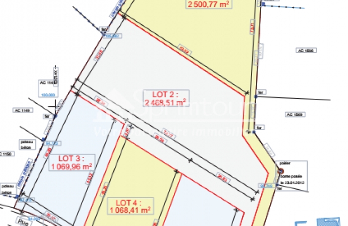 VIEUX-FORT - TERRAIN CONSTRUCTIBLE - IMPRENABLE VUE SUR LES SAINTES - lot 3