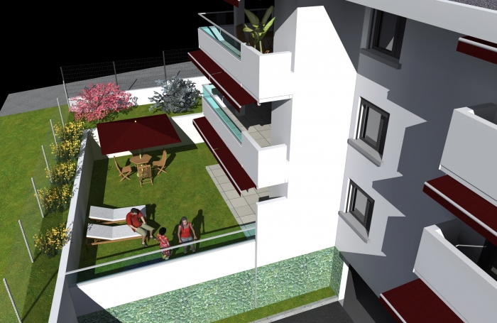 Pour investir à Schoelcher : appartement avec terrasse