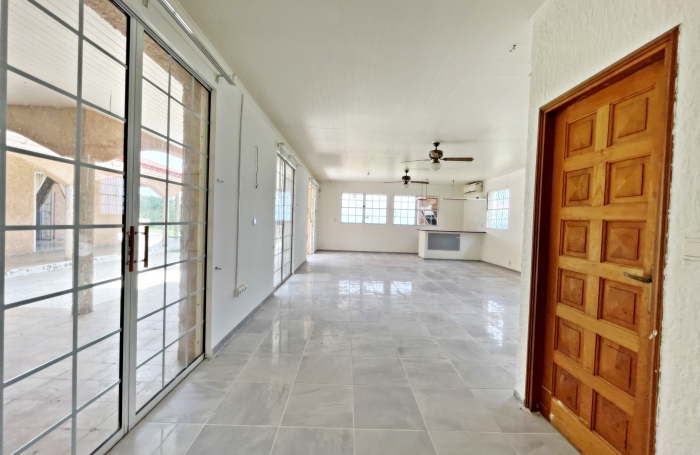 Vaste propriété de plain pied à proximité des commodités, vue mer et pitons - LE CARBET