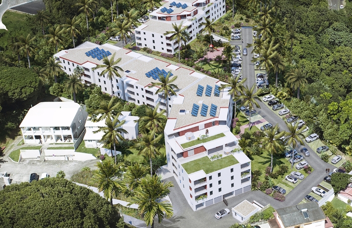 Programme neuf, Apt T3 en R+1, Résidence EDEN PARK - FORT-DE-FRANCE