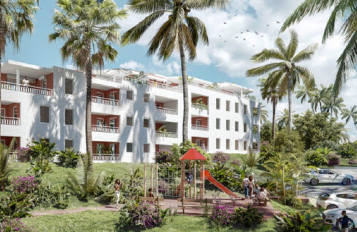 Programme neuf, Apt T3 en R+1, Résidence EDEN PARK - FORT-DE-FRANCE