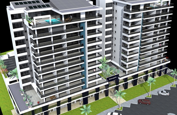 4 PIECES 109.69 m2 PROGRAMME NEUF, 6&egrave;me ETAGE, RES CANOPEE