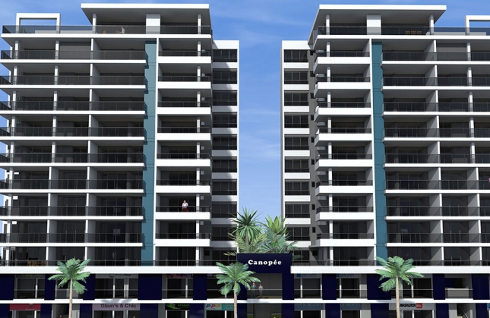 4 PIECES 109.69 m2 PROGRAMME NEUF, 6&egrave;me ETAGE, RES CANOPEE