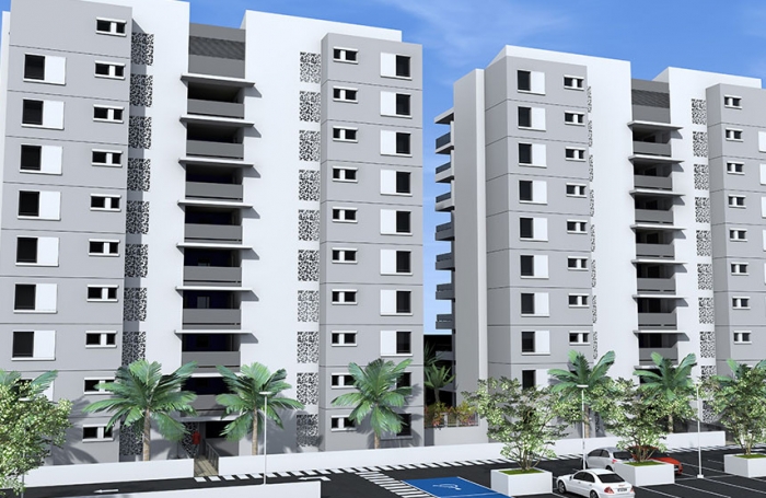 4 PIECES 109.69 m2 PROGRAMME NEUF, 6&egrave;me ETAGE, RES CANOPEE