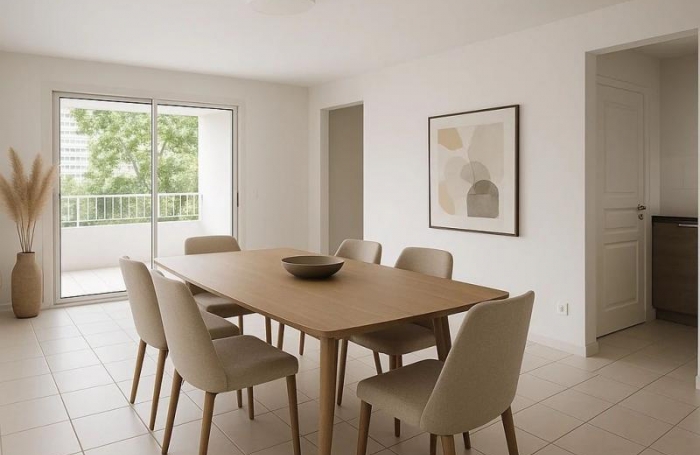 Vente Appartement 61.7m&sup2; 3 pièces Le Lamentin